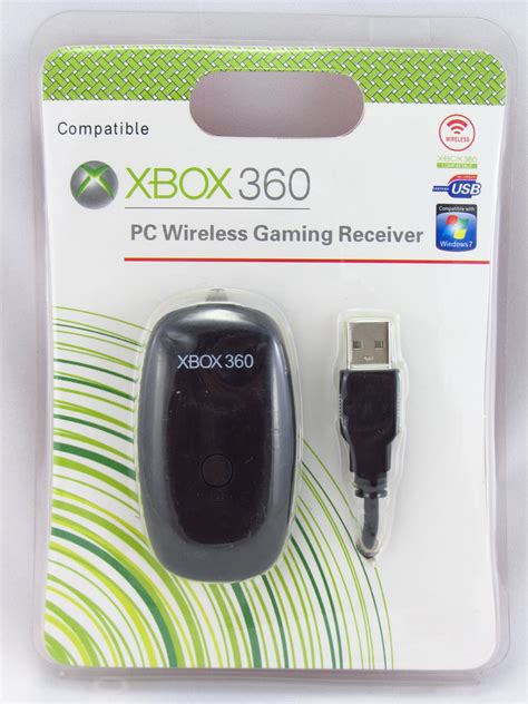 Xbox 360 Wireless Gaming Receiver for Windows.